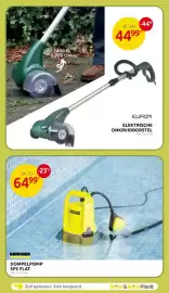 Brico folder Pagina 42: Elektrische onkruidborstel €44,99, Dompelpomp sp2 flat €64,99