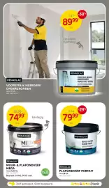 Brico folder Pagina 6: Renaulac muur- & plafondverf mega €74,99, Plafondverf parfait €79,99