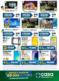 Catálogo Casa del Audio Página 3: Kanji smart tv 50" €579.999,00, Noblex smart tv 58 €809.999,00