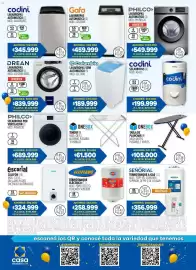 Catálogo Casa del Audio Página 4: Codini secarropas €199.999,00, Columbia lavarropas semi automático €189.999,00