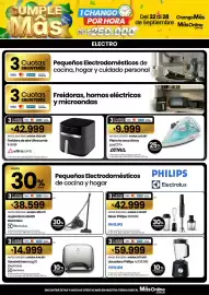 Catálogo Changomas semana 39 Página 11: Electrolux sandwichera esg20 €44.997,00, Philips mixer 262680 €131.997,00
