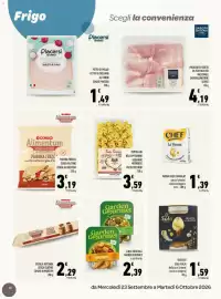 Volantino Conad Tuday Pagina 10: Prosciutto Cotto Sapori&Dintorni €4,19, Sfoglia Rotonda Senza Glutine Conad Alimentum €2,29