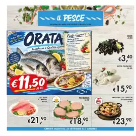 Volantino Maxi Coal Pagina 16: Fish Burger Prontida Cucinare €18,90, Mazzancolle carciofi ed olive nere €23,90