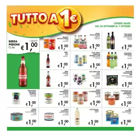 Volantino Maxi Coal Pagina 4: Tonno Maruzzella €1,00, Birra Bud €1,00