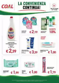 Volantino Coal Pagina 9: Quadrotti di cotone medicale Coal €1,00, Deo wc bref €2,19
