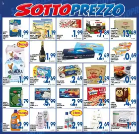 Volantino DEM settimana 39 Pagina 2: Findus Pisellini Primavera €3,79, Parmalat Zymil Yogurt alla greca €0,69