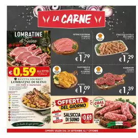 Volantino Coal Pagina 10: Hamburger conditi €1,39, Fettine sceltissime di vitello €1,79