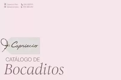 Catálogo Capriccio Página 1
