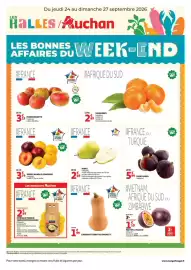 Catalogue Auchan | Les bons plans du week end dans votre hyper page 1: POIRES €2,69, MANDARINES €2,69