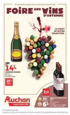 Auchan Supermarché | Foire aux vins (valable jusqu'au 11-10)