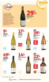 Catalogue Auchan | Foire aux vins page 33: Domaine de la Bressande Mercurey €17,99, Closerie des Alisiers Meursault €39,99