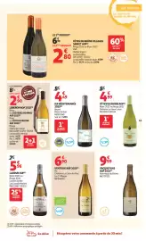 Catalogue Auchan | Foire aux vins page 43: Brume Blanc de Noir €4,49, Domaine Le Vieux Lavoir Côtes du Rhône €4,99