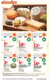 Catalogue Auchan | Foire aux vins page 56: CAMEMBERT MOULÉ À LA MAIN AOP FILIÈRE AUCHAN €4,99, FOURME D'AMBERT AOP €11,99