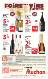 Catalogue Auchan | Foire aux vins page 60: Les Béliers d'OC Puech-Haut €5,99, La Nuit des Temps €17,92