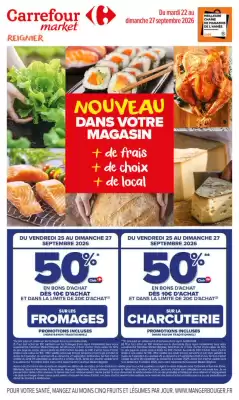 Catalogue Carrefour Market (valable jusqu'au 27-09)