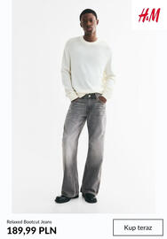 H&M gazetka tydzień 39 Strona 10: Relaxed Bootcut Jeans H & M €189,99