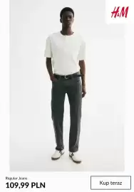 H&M gazetka tydzień 39 Strona 8: Regular Jeans H & M €109,99