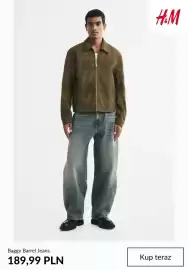 H&M gazetka tydzień 39 Strona 9: Baggy Barrel Jeans H & M €189,99