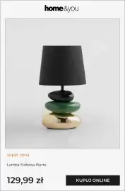 Home&You gazetka tydzień 39 Strona 10: Lampa stołowa Pierre home & you €129,99