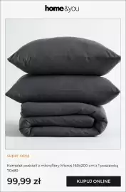 Home&You gazetka tydzień 39 Strona 5: Komplet pościeli z mikrofibry Micros 160x200 cm z 1 poszewką 70x80 Home & You €99,99