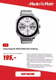 Media Markt gazetka tydzień 39 Strona 3: Smartwatch HIFUTURE AIX Srebrny €195,00