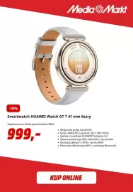 Media Markt gazetka tydzień 39 Strona 7: Smartwatch HUAWEI Watch GT 7 41 mm Szary €999,00