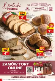Twój Market gazetka tydzień 39 Strona 8: Białecki PIEKARNIA CHLEB WŁOSKI Z POMIDORAMI 400 g SUPER PIECZYWO WYPIEKAMY WE