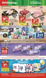 Delikatesy Centrum gazetka tydzień 39 Strona 1: Szyinka starpolska Mazwry €2,99, Czekolada Milka €2,00