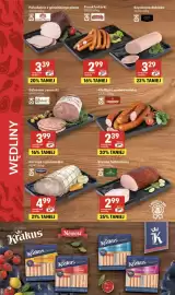 Delikatesy Centrum gazetka tydzień 39 Strona 14: Karczek z piekarnika Handerek €4,99, Kiełbasa podwawelska Sokółów €2,39