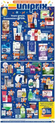 Uniprix (valid until 30-09)