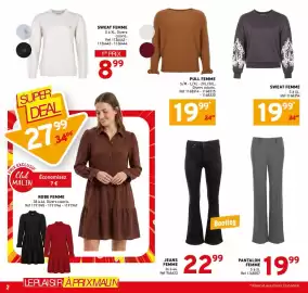 Catalogue Trafic semaine 39 page 10: SWEAT FEMME €8,99, SWEAT FEMME €19,99