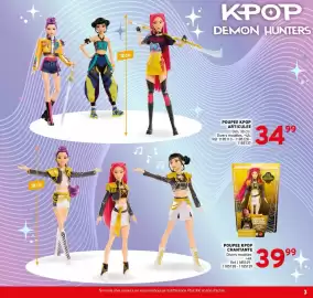 Catalogue Trafic semaine 39 page 3: 30 cm 30 cm Л L KPOP DEMON HUNTERS POUPEE KPOP ARTICULEE Dim. 30 cm. Divers modèles