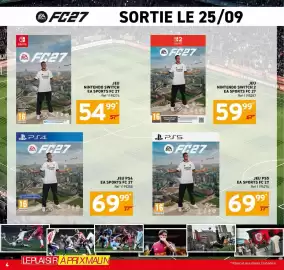 Catalogue Trafic semaine 39 page 4: EA SPORTS FC 27 €69,99, EA SPORTS FC 27 €54,99
