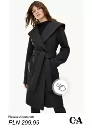 C&A gazetka tydzień 39 Strona 3: Płaszcz z kapturem C & A €299,99