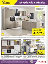 Möbel Ludwig Prospekt Seite 8: Topmoderne EINBAUKÜCHE €4.279,00, Attraktive KÜCHENZEILE in Eiche natur Nachbildung €1.679,00