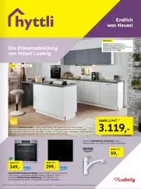 Möbel Ludwig Prospekt Seite 1: Beko Multifunktions-Backrohr €349,00, Grohe Hochdruck-Armatur €59,00