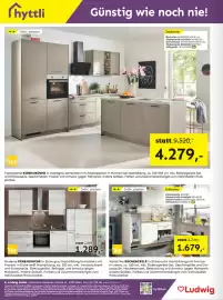 Möbel Ludwig Prospekt Seite 8: Topmoderne EINBAUKÜCHE €4.279,00, Attraktive KÜCHENZEILE in Eiche natur Nachbildung €1.679,00