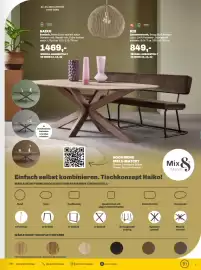 Möbel Ludwig Prospekt Seite 5: KIX Esszimmerbank €849,00, Haiko Esstisch €1.469,00