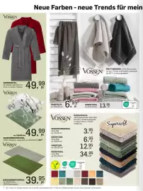 Möbel Ludwig Prospekt Seite 2: Vossen Bademantel €49,99, Vossen Badezimmerteppich €49,99