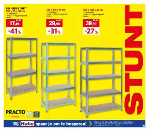 Hubo folder Pagina 25: Legplanken €29,99, Legplanken €39,99