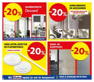Hubo folder Pagina 42: Gordijnroedes en accessoires, Raam- en kleeffolies