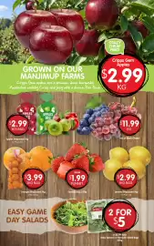 Spudshed catalogue week 39 Page 5: Oranges Prepacked €3,99, Red or Black Grapes €11,99