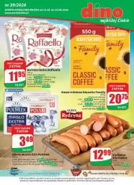 Dino gazetka tydzień 39 Strona 1: nr 39/2026 OFERTA HANDLOWA WAŻNA od 23.09. do 29.09.2026 www.marketdino.pl Raffaello Ra