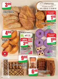 Dino gazetka tydzień 39 Strona 40: Ciasto karmelowe Janczewscy €6,49, Chleb pradawny z mąką z płaskurki €3,99
