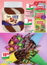 Dino gazetka tydzień 39 Strona 5: Żelki Yummi Gummi Roshen €3,49, Cukierki €19,95