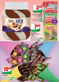 Dino gazetka tydzień 39 Strona 5: Żelki Yummi Gummi Roshen €3,49, Cukierki €19,95