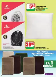 Dino gazetka tydzień 39 Strona 68: Poduszka Jasiek €5,89, Ręczniki Łazienkowe €0,01