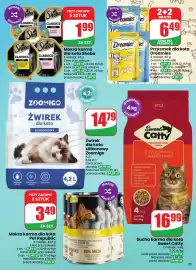 Dino gazetka tydzień 39 Strona 73: Mokra karma dla kota Sheba €1,99, Żwirek dla kota silikonowy Zoomigo €14,79