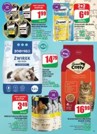 Dino gazetka tydzień 39 Strona 73: Mokra karma dla kota Sheba €1,99, Żwirek dla kota silikonowy Zoomigo €14,79
