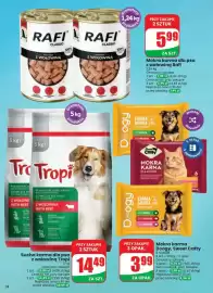 Dino gazetka tydzień 39 Strona 74: Mokra karma Doogy, Sweet Catty €3,99, Mokra karma dla psa z wołowiną Rafi €5,99